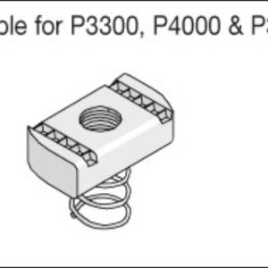 Unistrut Channel Nut Short Spring M10 BZP