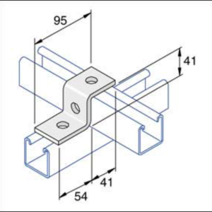 Unistrut P1045 Z Shaped Bracket